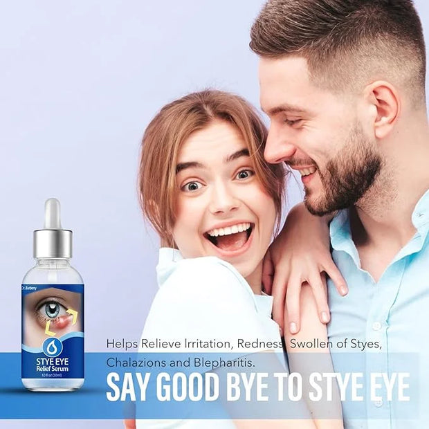 Stye Eye Treatment, Natural Stye Remover, Eye Stye Relief Serum, Premium Formula - Gentle Cleanser for Chalazion & Blephar...