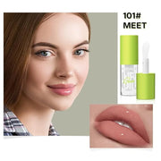Beauty Glazed Big Brush Head Lip Oil, Ultra-Hydrating & Nourishing, Smooth Glossy Finish Lip Glow Oil, Shiny and Vegan Tin...