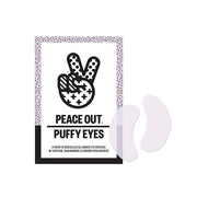 PEACE OUT Skincare Puffy Eyes, Biocellulose Under-Eye Mask, Minimize Puffiness & Tired Eyes with Caffeine and Niacinamide,...