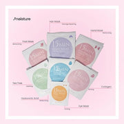 15 Min Pamper Me and Groom Me Kit (12pc): Home Spa Gift set with Korean Face Mask Essentials for Men and Women - Product I...