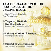 LANBENA 24K Gold Under Eye Patches(30 Pairs) -Cooling Eye Masks for Fine Lines Reduce, with Caffeine Niacinamide Tetrapept...