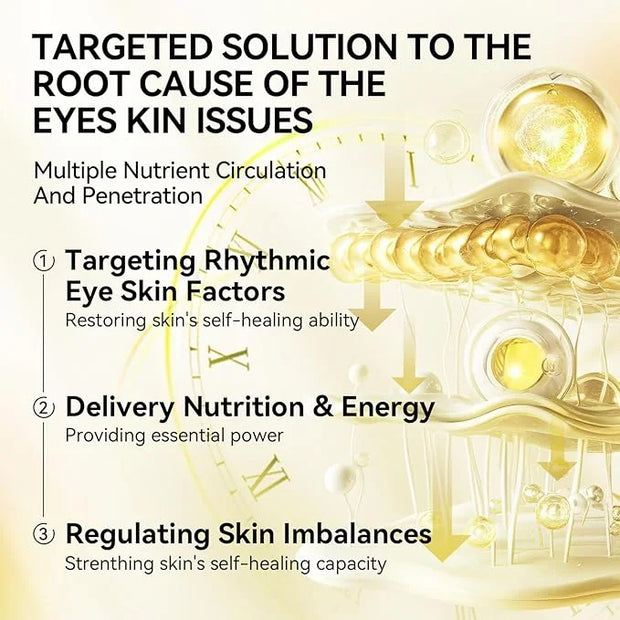 LANBENA 24K Gold Under Eye Patches(30 Pairs) -Cooling Eye Masks for Fine Lines Reduce, with Caffeine Niacinamide Tetrapept...