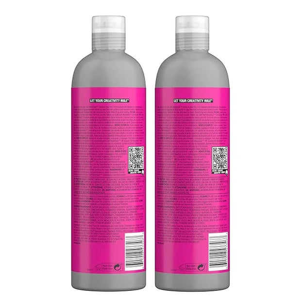 TIGI Bed Head Shampoo and Conditioner For Dry Hair Self Absorbed Nourishing Hair Care to Visibly Repair Hair and Strengthe...