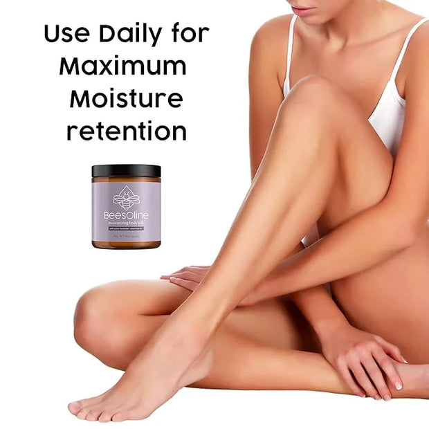 BeesOline Multi-Purpose Organic Moisturizer with Lavender | PETROLEUM FREE | Soothes dry cracked itchy skin, protectant be...