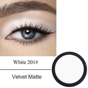 Erinde White Matte Eyeshadow Palette, Single White Pressed Powder Eye Shadow, Ultra-Blendable, Pigmented Color, Long Lasti...