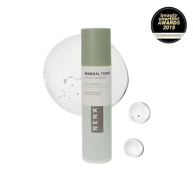 NENA Natural Skincare Kit | 4-Piece Daily Skin Essentials for Women & Men - for Dry, Oily, Normal and Sensitive Skin | EWG...