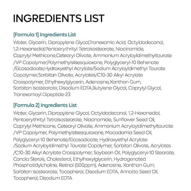 TX Tranexamic Acid Retinalsome Dual Eye Cream with Adenosine Niacinamide for Dark circle Repairing | Daily Anti-Aging Unde...