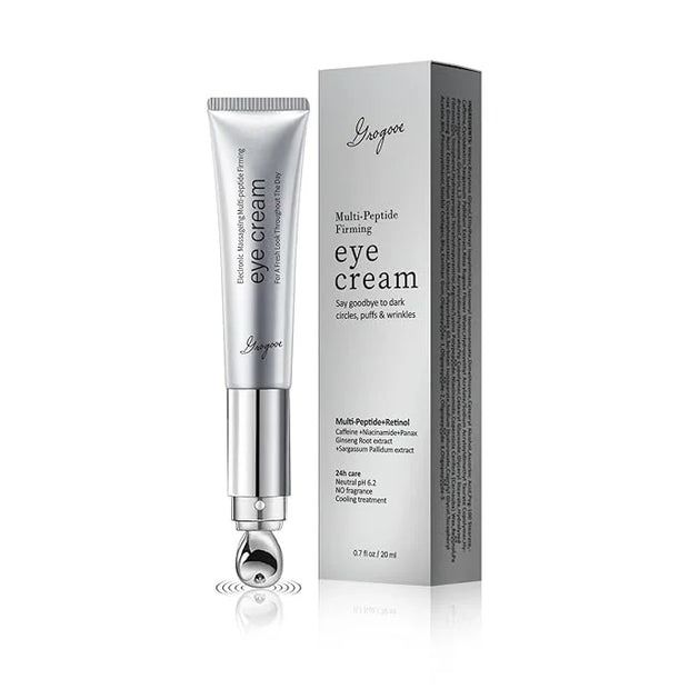 Under Eye Cream | Electric Wrinkle Eraser Massaging Eye Cream | With Multi-Peptide Firming & Retinol & Caffeine & Niacinam...