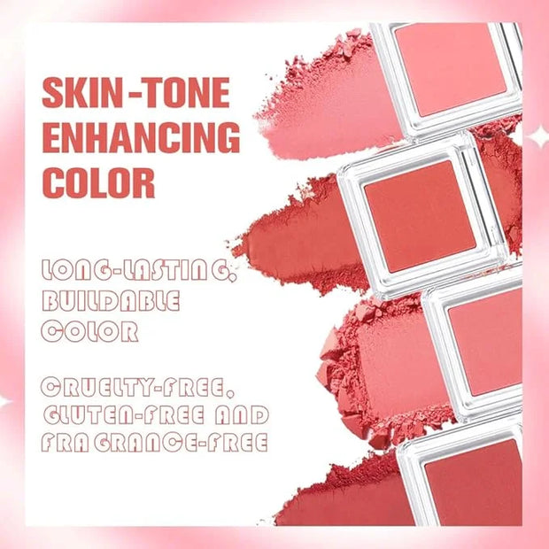 Blush for Cheeks Professional Makeup Palette, Comes with 4 Separate Powder Palette,Blendable and Fade-Resistant for Eyes,L...