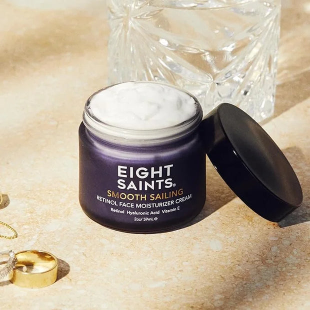 Eight Saints Retinol Facial Moisturizer Cream, For Firming Face, Neck & Eye Wrinkles and Lines, Deep Hydrating Lotion, Fra...
