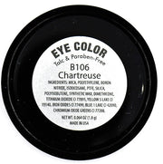 Chartreuse Bright Neon Yellow Green Shimmer Pressed Powder Single Vegan Eyeshadow; Talc, Paraben & Cruelty Free - Product ...