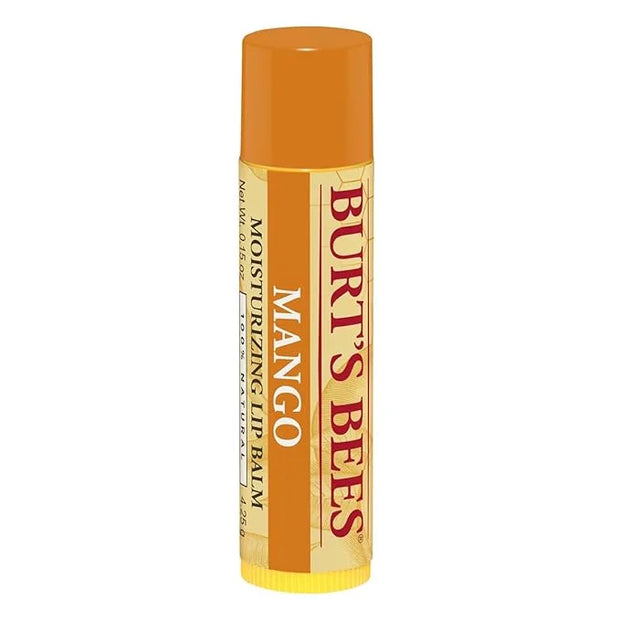 Burt's Bees Lip Balm - Mango, Lip Moisturizer With Responsibly Sourced Beeswax, Tint-Free, Natural Origin Conditioning Tre...