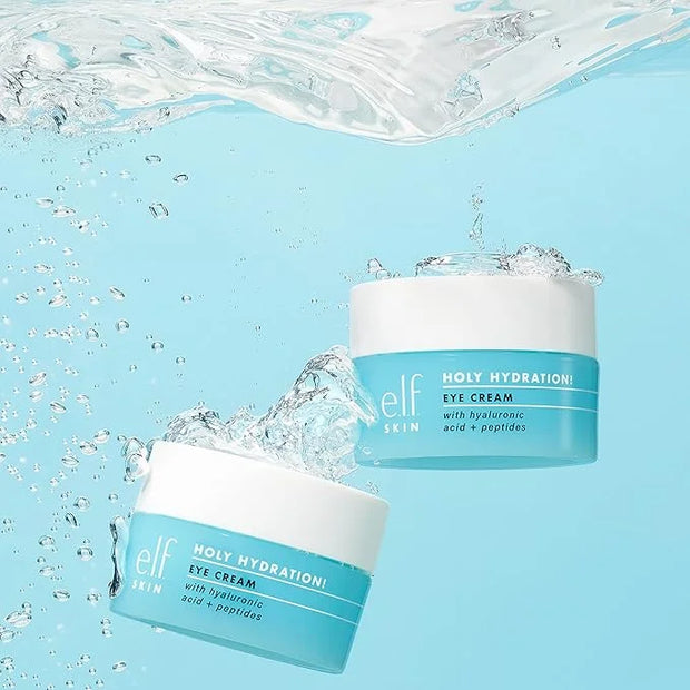 e.l.f. SKIN Holy Hydration! Eye Cream, Rich Hydrating Eye Cream For Minimizing Dark Circles, Infused With Hyaluronic Acid,...