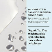 Sky Organics Organic Tea Tree & Witch Hazel for Face, Purifying Facial Toner to Hydrate, Soothe, Cleanse and Balance Blemi...