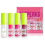 Hydrating Lip Oil, Big Brush Head Lip Glaze Shiny Transparent Lip Glow Oil, Nourishing & Non-sticky Long Lasting Fresh Cle...