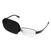 Adult/Kids Silk Glasses Eye Mask Amblyopia Strabismus Lazy Eye Patches Treat Lazy Eye and Strabismus(Black) - Product Image