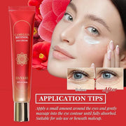 Camellia Retinol Eye Cream with Hyaluronic Acid | Daily Korean Eye Cream, Hydrating Eye Cream to Reduce Wrinkles, Fine Lin...