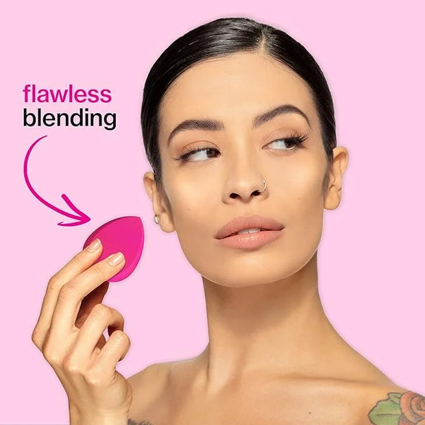 wet n wild Makeup Sponge - Low Product Absorption for Streak-Free Application, Effortless Blending Beauty for a Smooth Pro...
