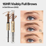 Revlon ColorStay Brow Fantasy, All In One Eyebrow Powder Pencil with Shaping Clear Gel, Gel Infused with Panthenol, Smudge...