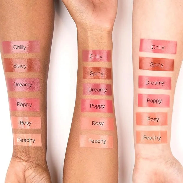 Saie Dew Liquid Blush for Cheeks - Hydrating Cream Blush Stick with a Blendable + Buildable Formula - Skincare Infused Dew...