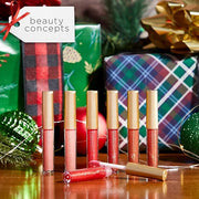Beauty Concept 15-Piece Lip Gloss Set - Radiant Lips with Glossy Heavy Embossing, Shiny Gold Foil Stamping - 0.7 fl oz Eac...