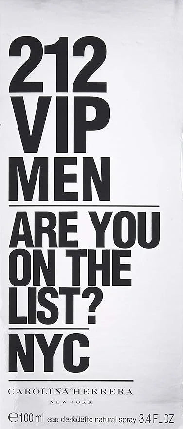 212 VIP Eau De Toillette Spray - 3.4 oz - Product Image