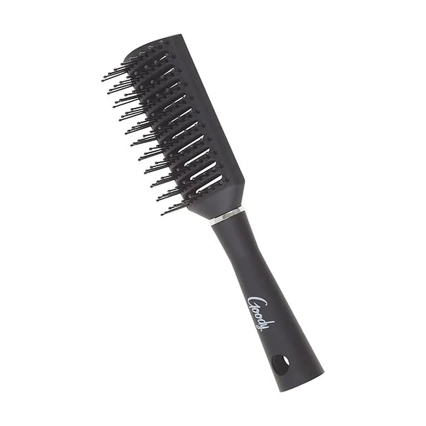 Goody Detangle It Vented Hair Brush, Black, Quick Drying Detangler with Flexible Bristles, Use as Detangling or Styling Br...