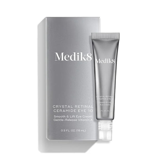 Medik8 Crystal Retinal Ceramide Eye 10 - Gentle Vitamin A Eye Cream - Reduces Appearance of Wrinkles - Perfect for Sensiti...