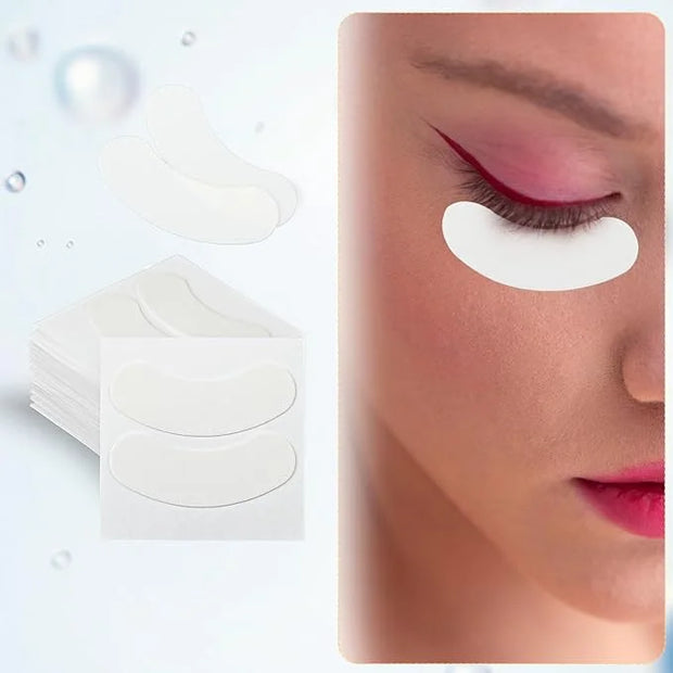 100 Pcs Natural Anti-sensitive Foam Eye Patches Under Eye Pads Eyelash Extensions Supplies Kit Beauty Tools No Tape Needed...