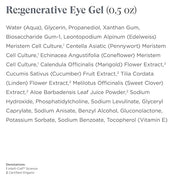 Re:generative Eye Gel for Dark Circles and Puffiness, Targeted Treatment With Plant Actives to Brighten, Refresh and Prote...