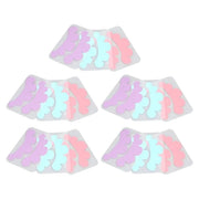 15 Pairs Eyelash Extension Under Eye Pads Cloud Shaped Reusable Silicone Lash Grafting Eye Pads Blue - Product Image