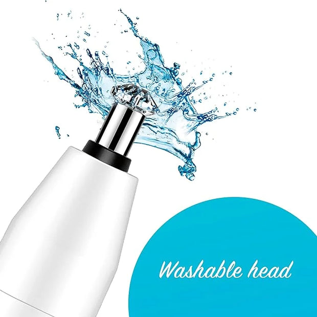 Conair Ear and Nose Hair Trimmer for Women, Cordless Battery-Powered, Patent 360 Bevel Blade for No Pull, No Snag Trimming...