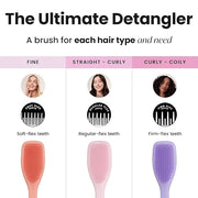 Tangle Teezer Ultimate Detangler Curly Hair Brush, Dry & Wet Hairbrush, Reduces Frizz & Breakage, for 3C to 4C Curly Hair ...