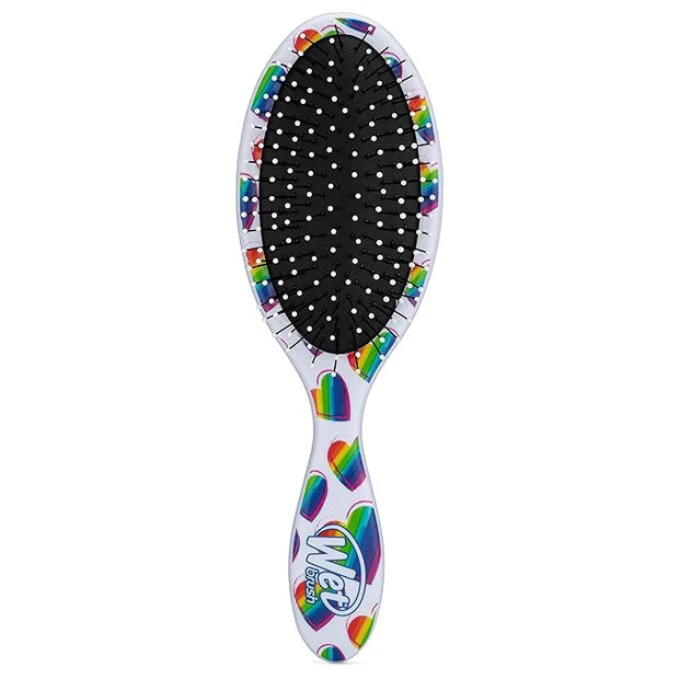 Wet Brush Original Detangler Hair Brush, Rainbow Hearts (Color Me Mine) - Ultra-Soft IntelliFlex Bristles - Detangling Bru...