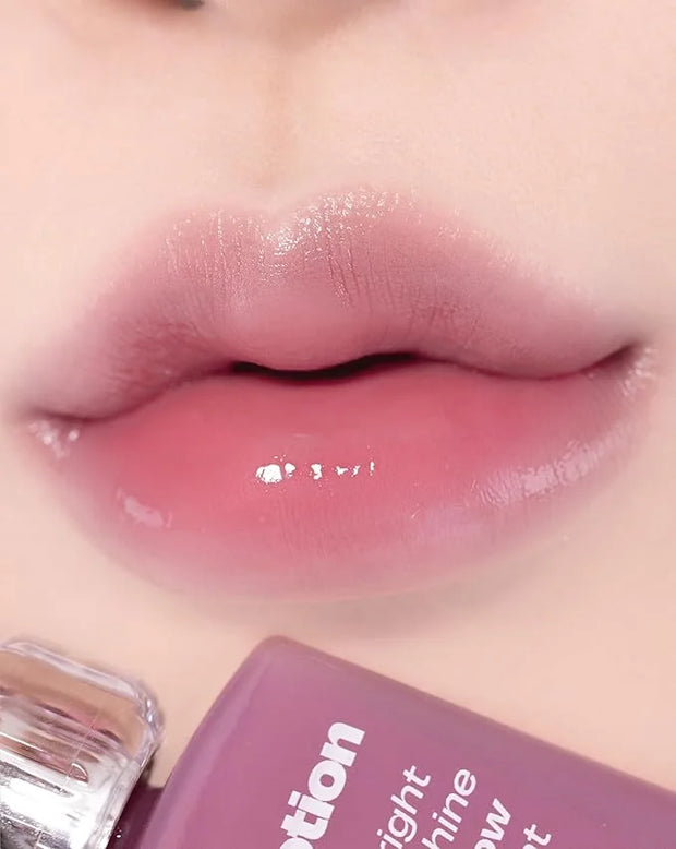 Lip Potion Aqua Glow No.8 Sugar Purple | Hydrating, Non-Sticky Gloss with Sheer Radiance | 0.3 Oz - Product Image