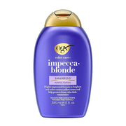 OGX Impecca-Blonde Purple Toning Shampoo, 13 fl oz - Product Image