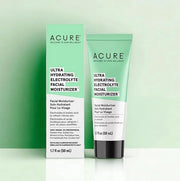 Acure Ultra Hydrating Electrolyte Facial Moisturizer | 100% Vegan | For Dry Skin | With Plant Squalane & Prickly Pear For ...