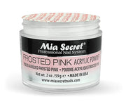 Mia Secret - Frosted Pink Acrylic Powder 2oz & 1oz - Pick Yours - New Item! (2oz) - Product Image