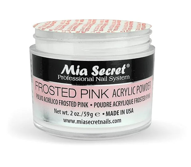 Mia Secret - Frosted Pink Acrylic Powder 2oz & 1oz - Pick Yours - New Item! (2oz) - Product Image