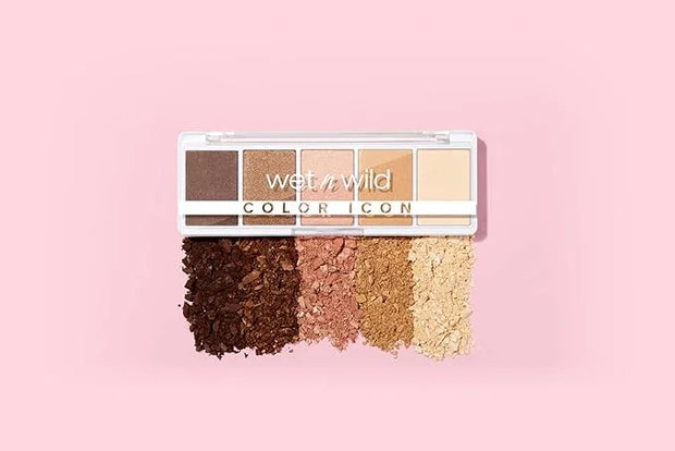 wet n wild Color Icon Eyeshadow Makeup 5 Pan Palette, Matte, Shimmer, Metallic, Long Wearing, Rich Buttery Pigment, Cruelt...