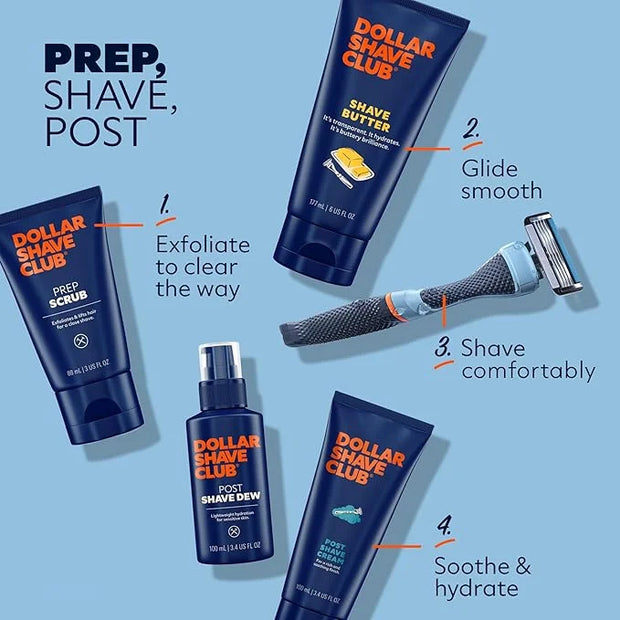 Dollar Shave Club | Prep Scrub 3 ounce (2 Pack) | Pre Shave Scrub to Prevent Ingrown Hairs - Product Image