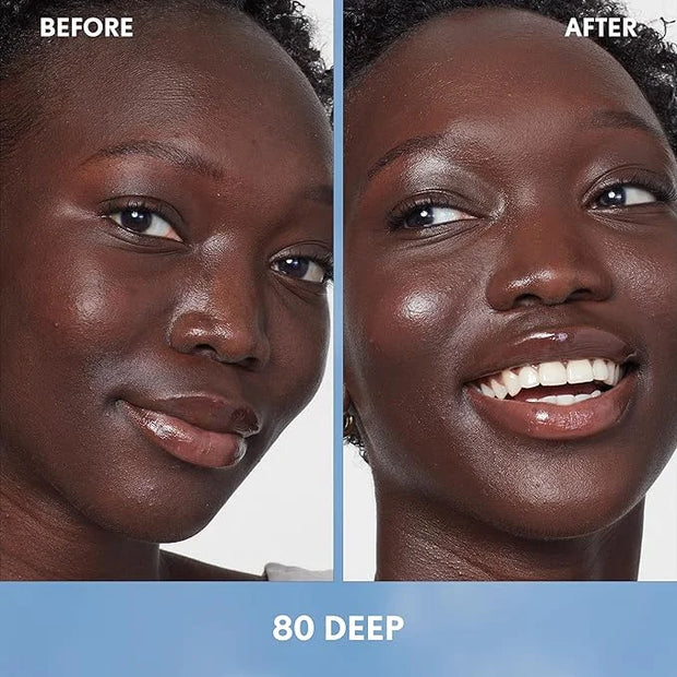 Covergirl Simply Ageless Skin Perfector Essence Foundation, 80 Deep, Tinted Skin Perfector, Skincare Makeup Hybrid, Sheer ...