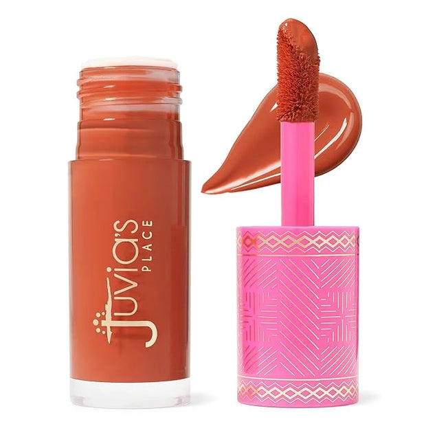Juvia's Place Blushed Liquid Blush CoralRose - Dewy Tint Cheeks Makeup Glow Pigment Effortless Beauty Long Lasting Cosmeti...