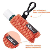 WKieason Lip Balm Sleeves Holder Keychain