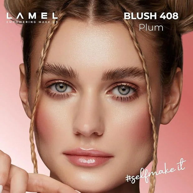 Blush Cheek Plum Color Mini - Blendable Purple Blush Powder - Enhances & Defines Shapes & Features - Shading & Contouring ...