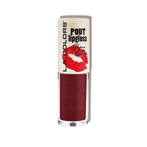 L.A. COLORS Pout Shiny Lipgloss, Muah! CLG645 - Product Image