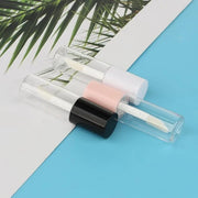 COSIDEA 50pcs 3ml mini lip gloss tubes Bulk Sample size Round Pink lipgloss cotainer pack bottles - Product Image