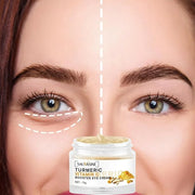 Turmeric + Vitamin C Eye Cream, Turmeric Under Eye Cream for Dark Circles and Puffiness, Anti Aging Cream Correction for P...