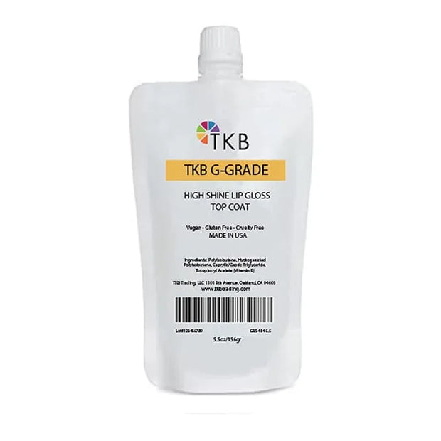 TKB High Shine Lip Gloss Top Coat (G-Grade)| Lip Oil, High Shine, Ready To Wear Clear Lip Gloss, DIY Lip Gloss, Mineral Oi...