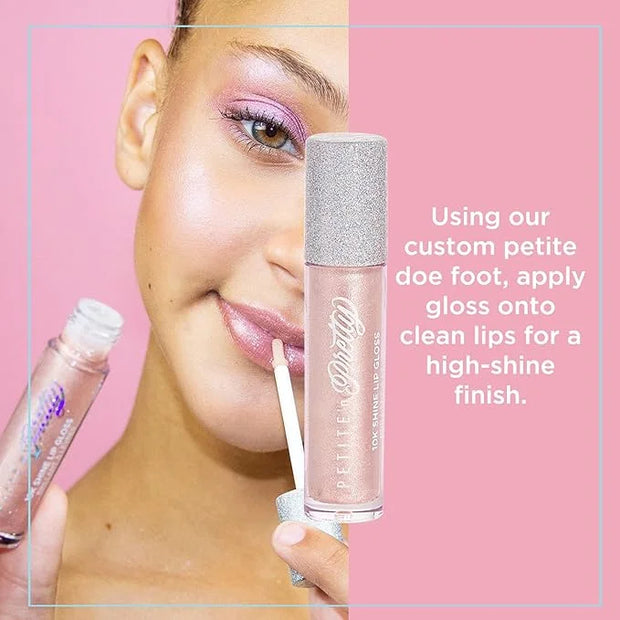 Petite 'N Pretty 10K Shine Lip Gloss for Girls (Glow Down) - Makeup for Kids, Tweens, Teens - High Shine, Soft, Hydrating,...